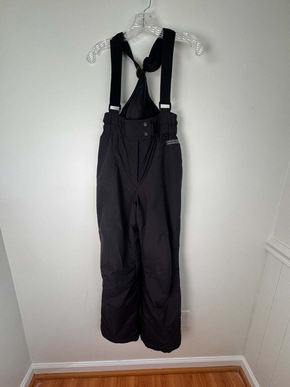 Inside Edge Pacific Trail Ladies Performance Insulated Ski Bib Snow Pants Black